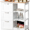 Kitchen Island on Wheels with Storage