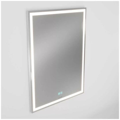 Aurea integrated led plug in wall mirror