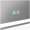 Aurea integrated led plug in wall mirror