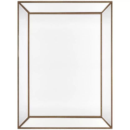 Zeta wall mirror large antique gold