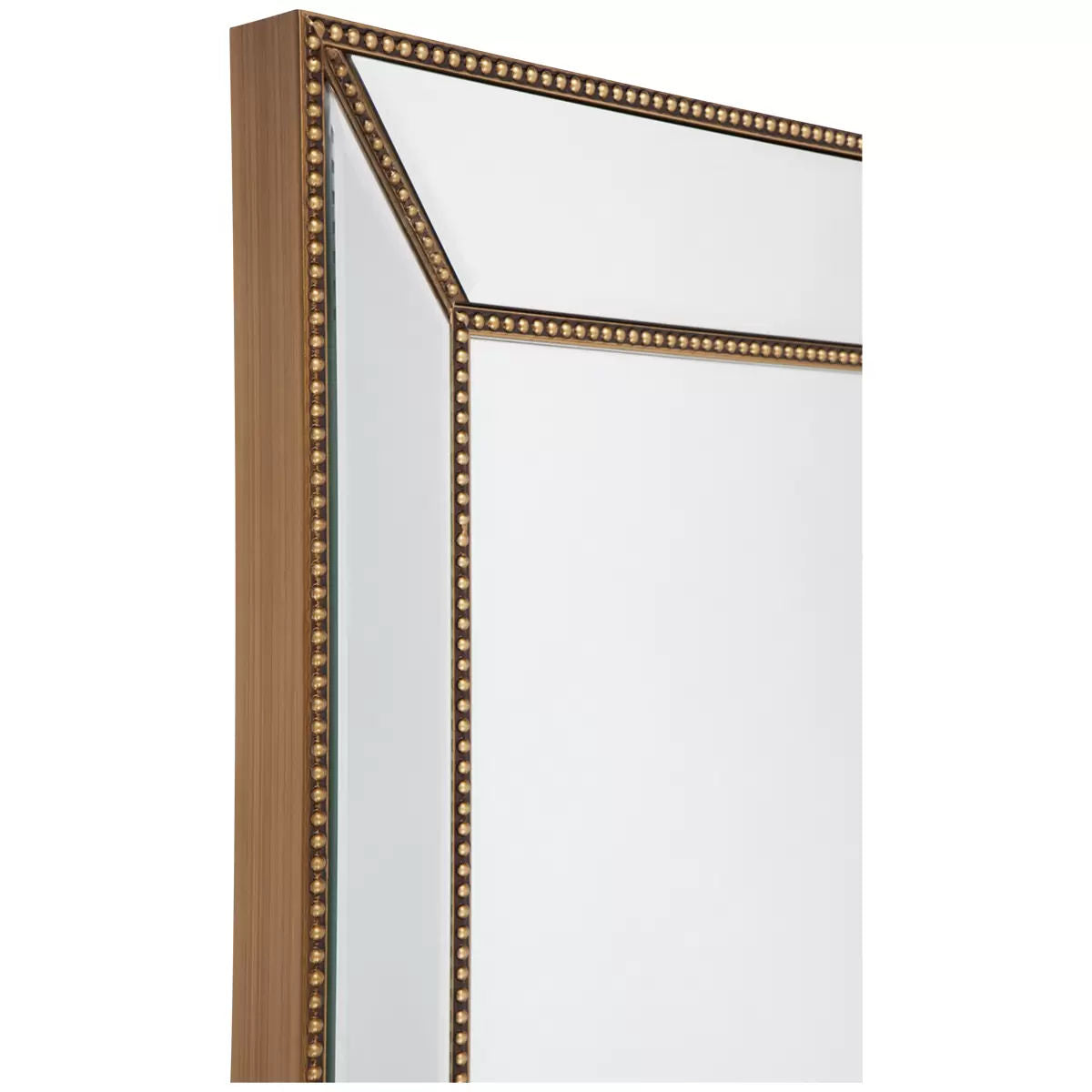 Zeta wall mirror large antique gold