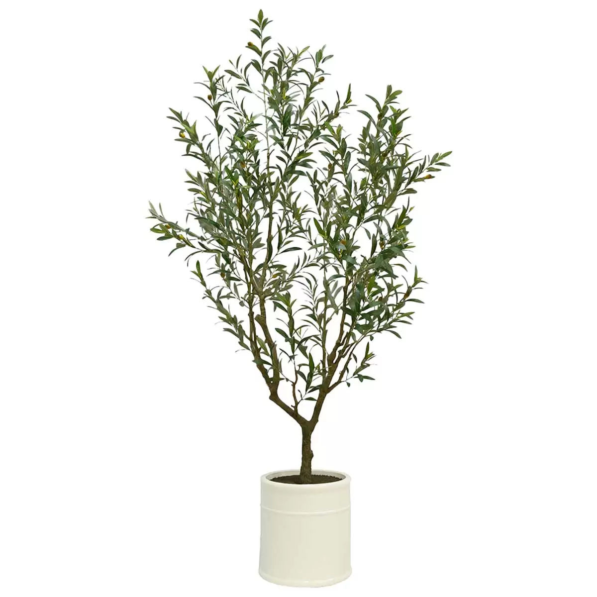 Artificial Olive Tree In French Crock Pot 2M