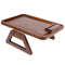Smart Design Acacia Sofa Armrest Tray