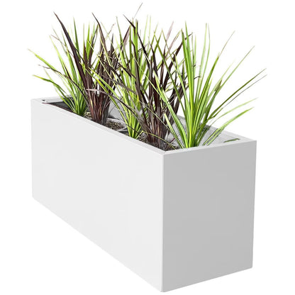 Designer Planter Box 900 x 340 x 400mm Vibrant White