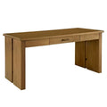 Writing Desk in Acacia Hue with Rubberwood Construction and Dovetail Drawers