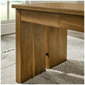 Writing Desk in Acacia Hue with Rubberwood Construction and Dovetail Drawers