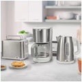 Toaster White 2-Slot with Integrated Bun Warmer and 8 Browning Settings