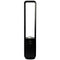 Black Bladeless Fan with Air Purifier, Oscillating, LED Display, Remote Control, 12 Speeds, 3 Modes