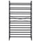 Set of 2 Black Matte Stackable Shoe Rack, 8-Tier Vertical Tower, Grey