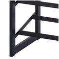 Set of 2 Black Matte Stackable Shoe Rack, 8-Tier Vertical Tower, Grey