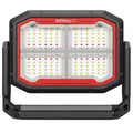 Black Dual Powered Solar Work Light 3000 Lumen with Adjustable Kelvin Settings