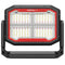 Black Dual Powered Solar Work Light 3000 Lumen with Adjustable Kelvin Settings