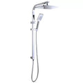 Chrome Shower Panel 30x15mm With Sliding Adjustable Shower Holder