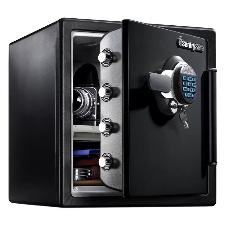 Black Fire Water Digital Safe 34.8L with UL Classified Fire Protection