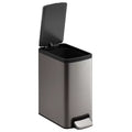 6L Stainless Steel Step Bin 2-Pack for Small Spaces