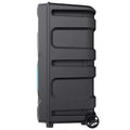 150W Bluetooth Karaoke & PA System Black with LED Lights and Remote Control