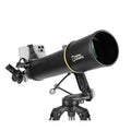 Black 102mm Astrophotography StarApp Telescope with Smartphone Adapter and Tripod