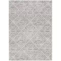 Oasis 457 Silver Rug 290x200cm - Bohemian Tribal Style, Easy to Clean Polypropylene