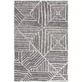 Oasis 457 Silver Rug 290x200cm - Bohemian Tribal Style, Easy to Clean Polypropylene