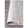 Oasis 457 Silver Rug 290x200cm - Bohemian Tribal Style, Easy to Clean Polypropylene