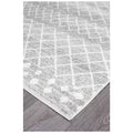 Silver Oasis Rug 230 x 160cm - Bohemian Tribal Design, Easy to Clean Polypropylene