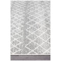 Silver Oasis Rug 230 x 160cm - Bohemian Tribal Design, Easy to Clean Polypropylene