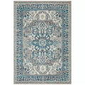 Blue Indoor Rug 230 x 160cm - Soft Material for Home Use