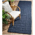 Navy Indoor Rug 320 x 230cm for Living Room