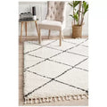 Saffron 22 White Indoor Rug 400 x 300cm - Plush Polypropylene for Living Room