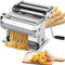 Pasta Maker Manual Steel Machine with 8 Adjustable Thickness Settings