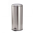 30L Pedal Bin with Stainless Steel and Plastic Construction