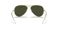 Aviator Classic Sunglasses in Gold and Green