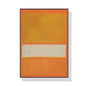 Wall Art 60cmx90cm Yellow By Mark Rothko Black Frame Canvas