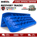 X-BULL KIT1 Recovery track Board Traction Sand trucks strap mounting 4x4 Sand Snow Car BLUE