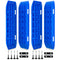 X-BULL 4X4 Recovery tracks 10T 2 Pairs/ Sand tracks/ Mud tracks/  Mounting Bolts Pins Gen 2.0 -Blue