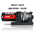 X-BULL Electric Winch 3000lbs/1360kg Wireless 12V Steel Cable ATV 4WD BOAT 4X4