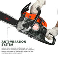 X-BULL Chainsaw Petrol Commercial 62cc 20