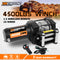 12V Electric Winch 4500LBS Winch Steel Cable Trailer Towing Remote ATV UTV