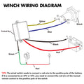 Electric Winch 4500LBS Winch Steel Cable Trailer Towing Remote ATV Winch UTV Winch 4WD