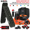 X-BULL Winch Recovery Kit with Recovery Tracks Boards Gen 3.0 Snatch Strap Off Road 4WD Olive