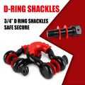 X-BULL 4WD Recovery Kit Snatch Strap / Recovery Tracks Gen3.0/ Mounting pins