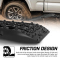 X-BULL Recovery tracks / Sand tracks / Mud tracks / Off Road 4WD 4x4 Car 2 Pairs Gen 3.0 - Black