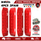 X-BULL Recovery tracks 10T Sand Mud Snow 2 pairs Offroad 4WD 4x4 2pc 91cm Gen 2.0 - red