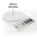 Klika Digital Kitchen Scales 10kg Electronic Food Scale 1g