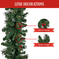 Christabelle 3.05m Christmas Garland Berries Pine Tree Decoration