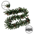 Christabelle 2.7m Christmas Garland Pine Cones Berries Tree Decoration