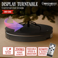 Christabelle 80cm 200kg Electric Display Turntable Black