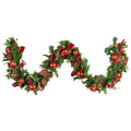 Christabelle 1.85m Christmas Garland Red Berries Pine Cones Baubles