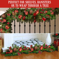 Christabelle 1.85m Christmas Garland Red Berries Pine Cones Baubles