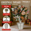 Christabelle 36cm Christmas Topiary Tree Jewelled Baubles Berries